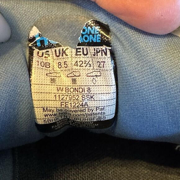 Hoka One Women’s One HOKA Bondi 8 Shadow Dusk Colorway Size 10B Running Walking - Picture 10 of 16